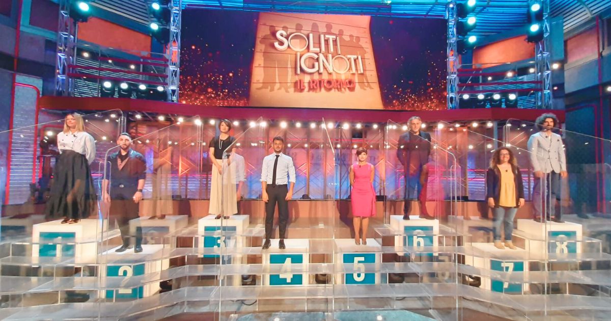 Sul Palco de 'I Soliti Ignoti
